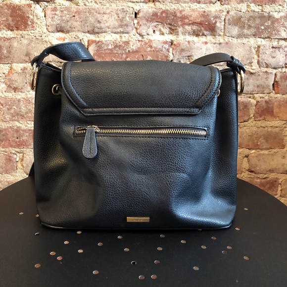 Aldo Black Bucket Bag with Long Strap - Picture 2 of 2